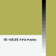 Color chip: 15-0535 TPX Palm