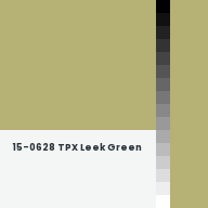 Color chip: 15-0628 TPX Leek Green