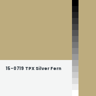 Color chip: 15-0719 TPX Silver Fern