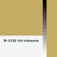 Color chip: 15-0732 TPX Olivenite