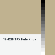 Color chip: 15-1216 TPX Pale Khaki