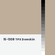 Color chip: 15-1308 TPX Doeskin