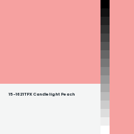 Color chip: 15-1621 TPX Candlelight Peach