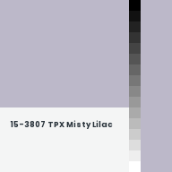 Color chip: 15-3807 TPX Misty Lilac