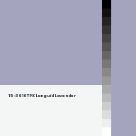 Color chip: 15-3910 TPX Languid Lavender