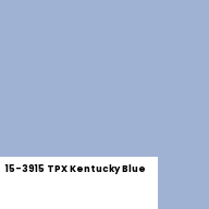 Color chip: 15-3915 TPX Kentucky Blue