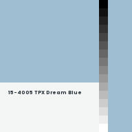 Color chip: 15-4005 TPX Dream Blue
