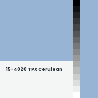 Color chip: 15-4020 TPX Cerulean