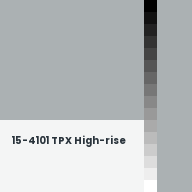 Color chip: 15-4101 TPX High-rise