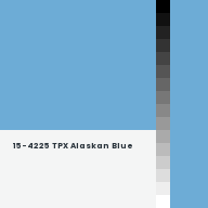 Color chip: 15-4225 TPX Alaskan Blue