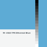 Color chip: 15-4323 TPX Ethereal Blue