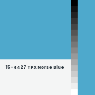 Color chip: 15-4427 TPX Norse Blue