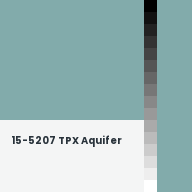 Color chip: 15-5207 TPX Aquifer