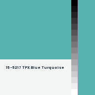 Color chip: 15-5217 TPX Blue Turquoise