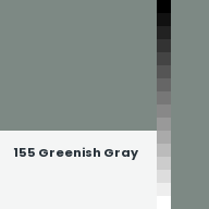 Color chip: 155 Greenish Gray