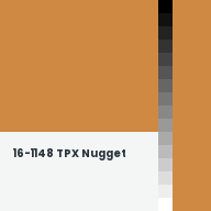 Color chip: 16-1148 TPX Nugget