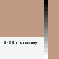 Color chip: 16-1219 TPX Tuscany