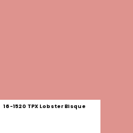 Color chip: 16-1520 TPX Lobster Bisque
