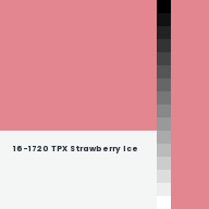 Color chip: 16-1720 TPX Strawberry Ice