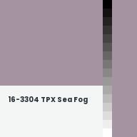 Color chip: 16-3304 TPX Sea Fog