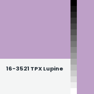 Color chip: 16-3521 TPX Lupine