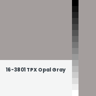 Color chip: 16-3801 TPX Opal Gray
