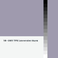 Color chip: 16-3911 TPX Lavender Aura