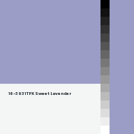 Color chip: 16-3931 TPX Sweet Lavender