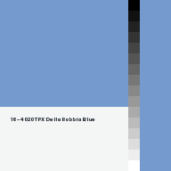 Color chip: 16-4020 TPX Della Robbia Blue