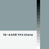 Color chip: 16-4408 TPX Slate
