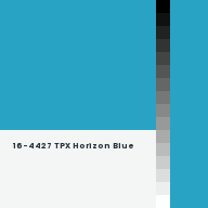 Color chip: 16-4427 TPX Horizon Blue