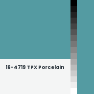 Color chip: 16-4719 TPX Porcelain