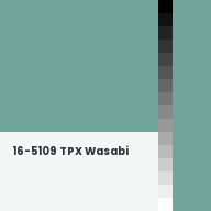 Color chip: 16-5109 TPX Wasabi