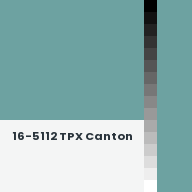 Color chip: 16-5112 TPX Canton