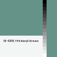 Color chip: 16-5515 TPX Beryl Green