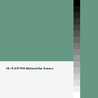 Color chip: 16-5917 TPX Malachite Green