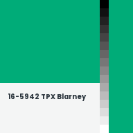 Color chip: 16-5942 TPX Blarney