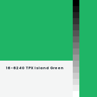 Color chip: 16-6240 TPX Island Green