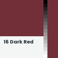 Color chip: 16 Dark Red