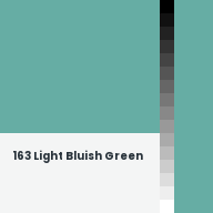 Color chip: 163 Light Bluish Green