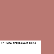 Color chip: 17-1524 TPX Desert Sand