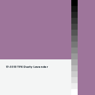 Color chip: 17-3313 TPX Dusty Lavender