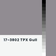 Color chip: 17-3802 TPX Gull