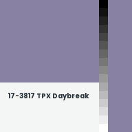 Color chip: 17-3817 TPX Daybreak