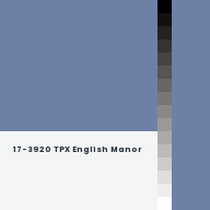 Color chip: 17-3920 TPX English Manor