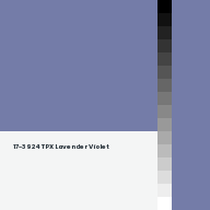 Color chip: 17-3924 TPX Lavender Violet
