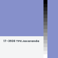 Color chip: 17-3930 TPX Jacaranda