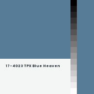 Color chip: 17-4023 TPX Blue Heaven