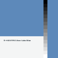 Color chip: 17-4030 TPX Silver Lake Blue