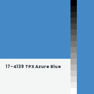 Color chip: 17-4139 TPX Azure Blue